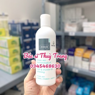 Dầu tắm dưỡng ẩm cho da khô, vda cơ địa ZIAJA Med Atopy Skin Bath & Shower Oil  - 270ml