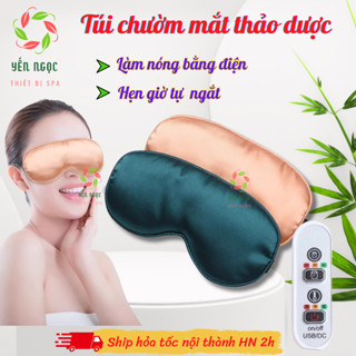 Túi chườm mắt thảo dược làm nóng điện | Mặt nạ chườm mắt làm nóng bằng điện | Chườm mắt ngải cứu