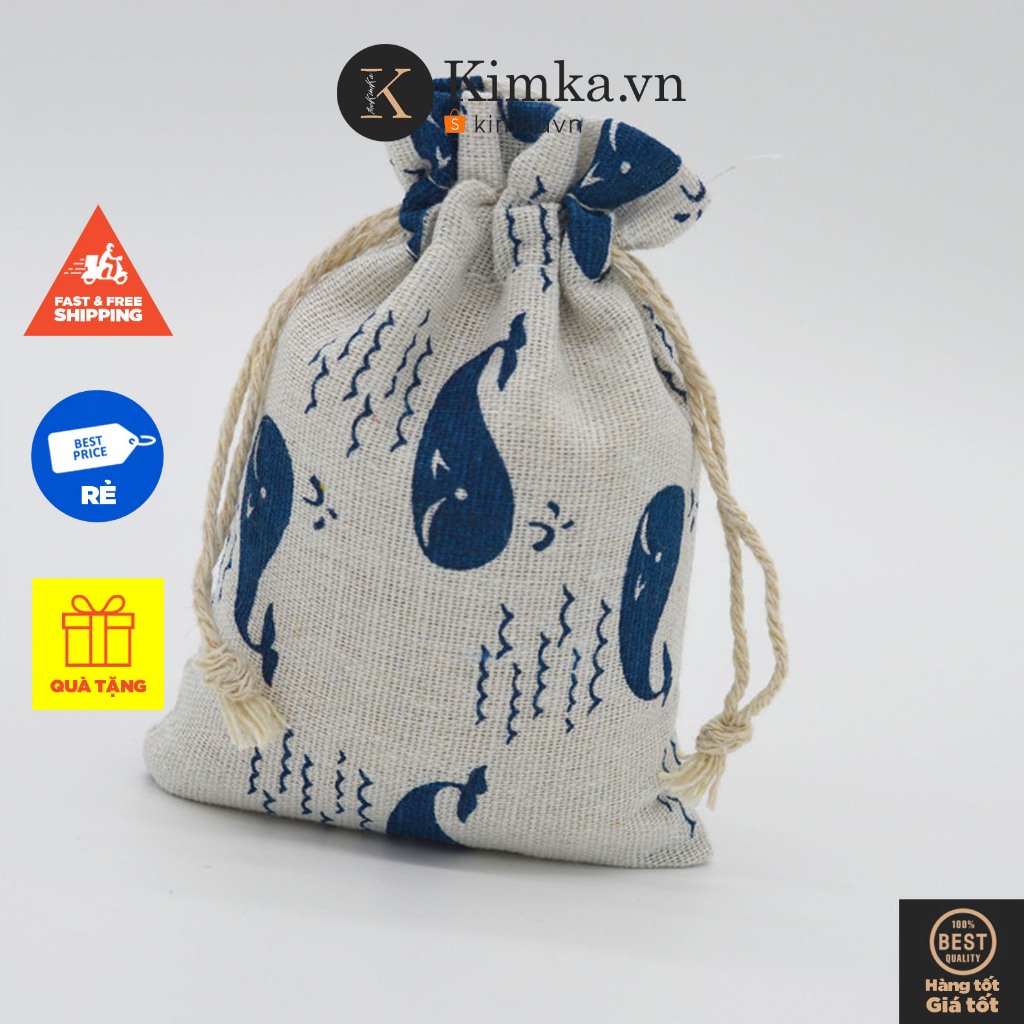 (483) Túi Đựng Đồ Cá Nhân Vải Dây Rút Nhỏ Nhiều Cỡ