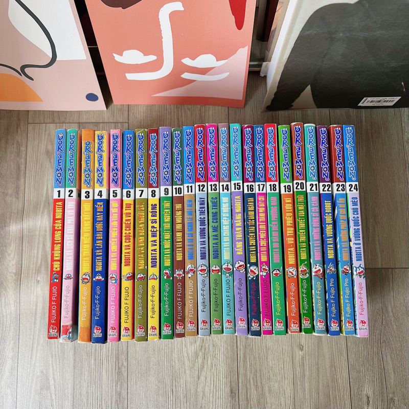 Doraemon Dài Ngược Đầy Đủ Hàng Đẹp Mới 80-85%
