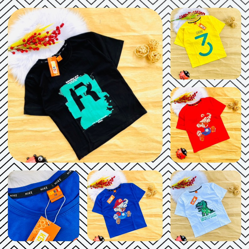 🌶️ Áo cotton hàng shop bé trai từ 35-55kg