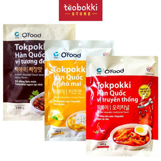 Bánh gạo Topokki Hàn Quốc O'Food gói 140g