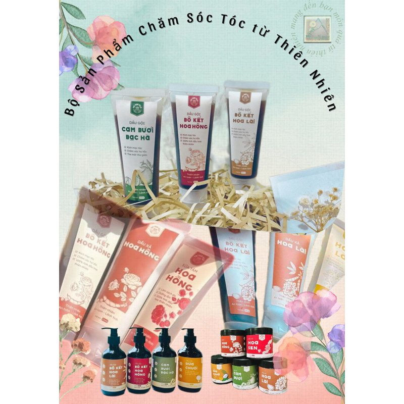 Gội - Xả từ Tinh Dầu Thiên Nhiên