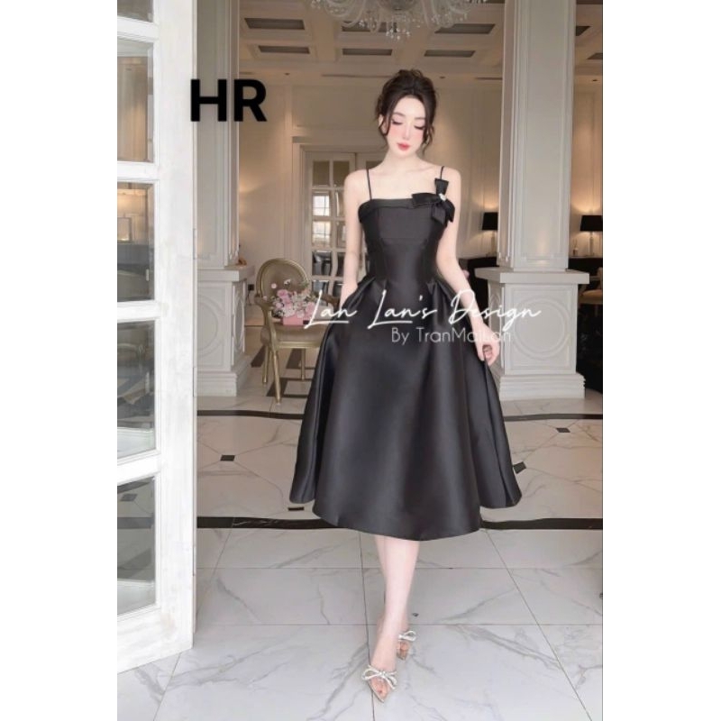 Váy Tafta 2s nơ vai 💯HÀNG THIẾT KẾ TẾT 2024 💖