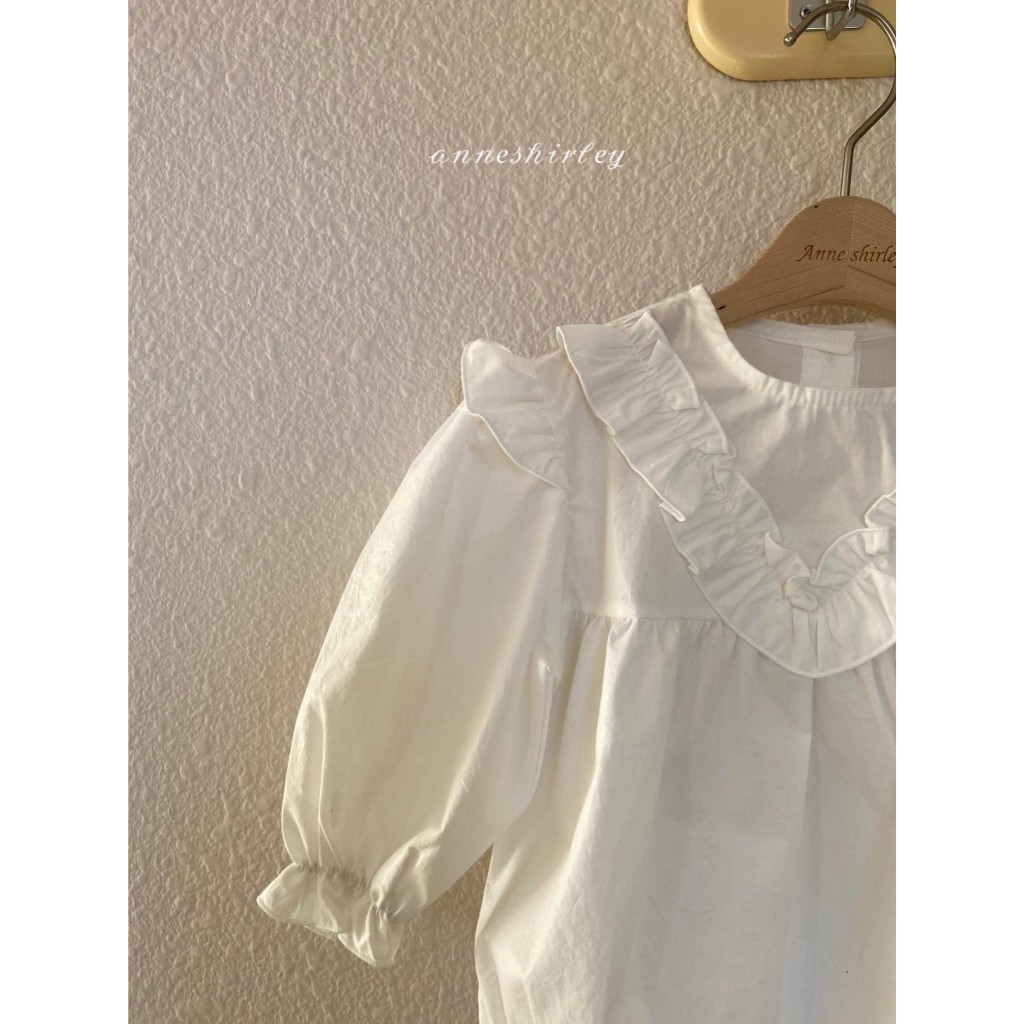 ANNE SHIRLEY Bodysuit IAN màu trắng sz S cho bé gái xinh xinh