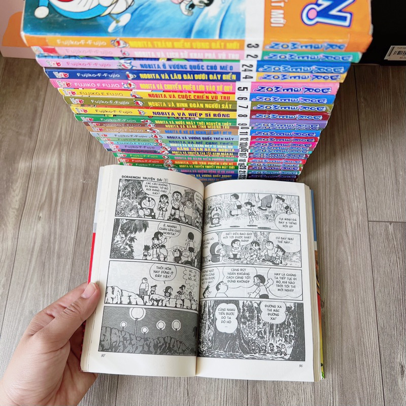 Doraemon Dài Ngược Đầy Đủ Hàng Đẹp Mới 80-85%