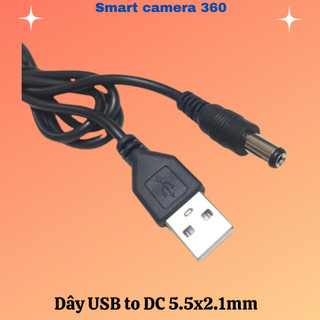 Dây Cáp USB To DC 5.5x2.1mm