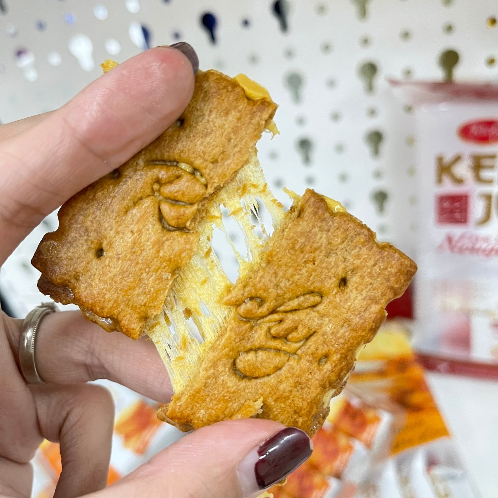 Bánh Richy Kenju vị quy hành kem dẻo, Latte Custard kem dẻo nougat túi 186g, 155g