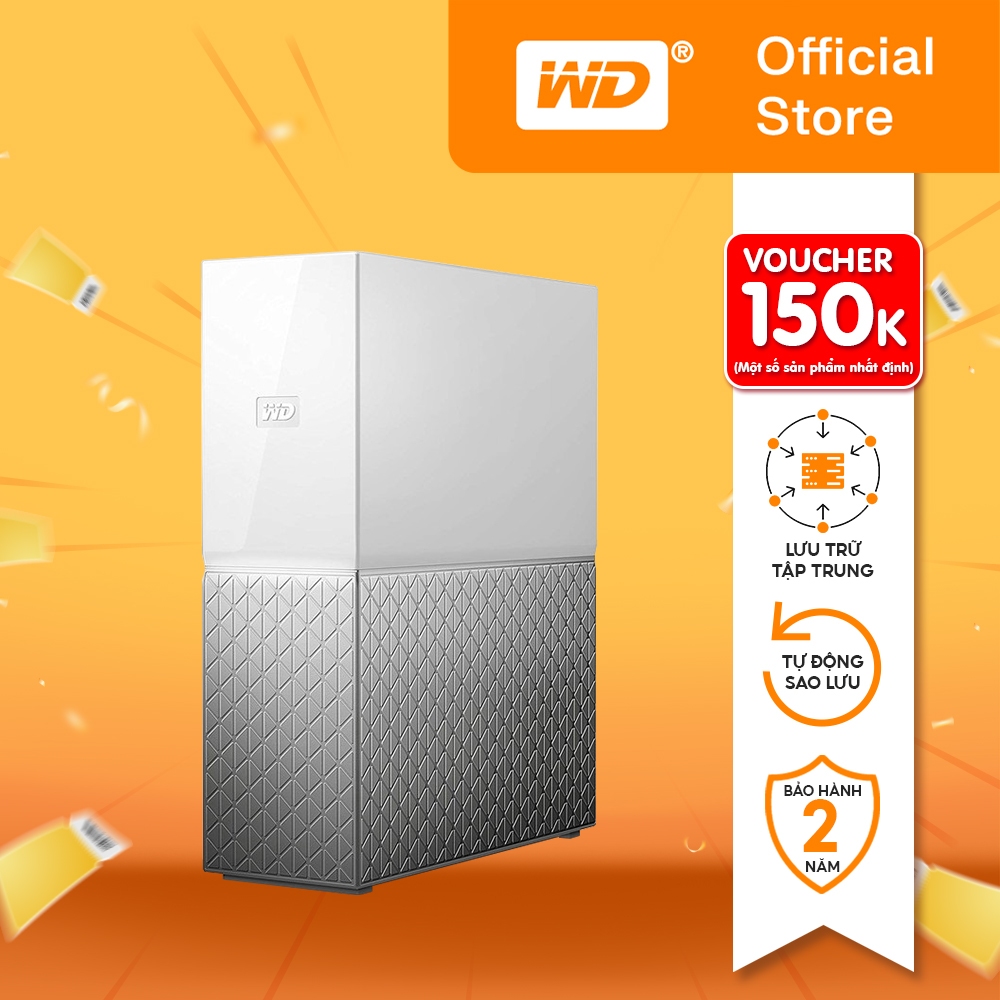 Ổ cứng mạng Western Digital My Cloud Home 2TB/3TB/4TB/6TB/8TB Chính Hãng