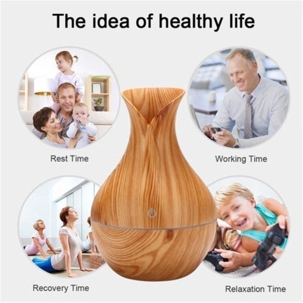 Máy Xông Tinh Dầu Tiện Dụng Máy Phun Sương Khuêch Tán Tinh Dầu Tulip 200ml Làm Tăng Độ Ẩm