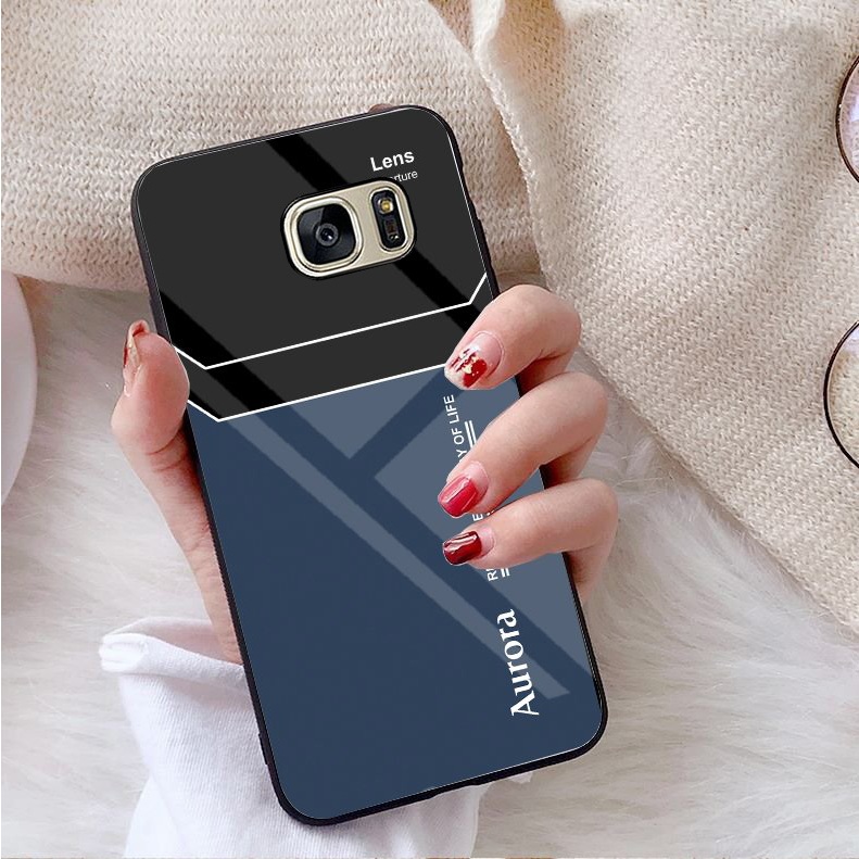 Ốp Lưng SAMSUNG GALAXY S7,S7 EDGE Mặt kính gương sáng bóng cao cấp