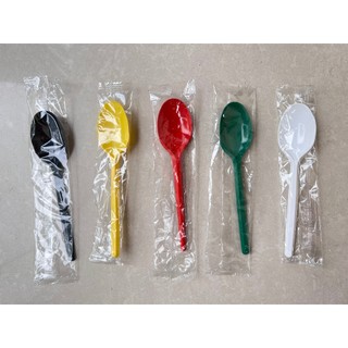 Muỗng trà sữa bọc màng opp - 100 cái
