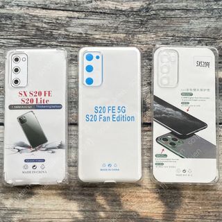 Ốp lưng Samsung Galaxy S20 FE 5G / S20 lite / S20 Fan Edition loại chống sốc và loại dẻo trong bảo vệ cam bền đẹp