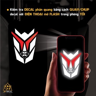 Tem Dán Vành Xe Máy Phản Quang | TV39 | Decal Mâm Xe Máy Phản Quang, Chống Nước, Dễ Dán