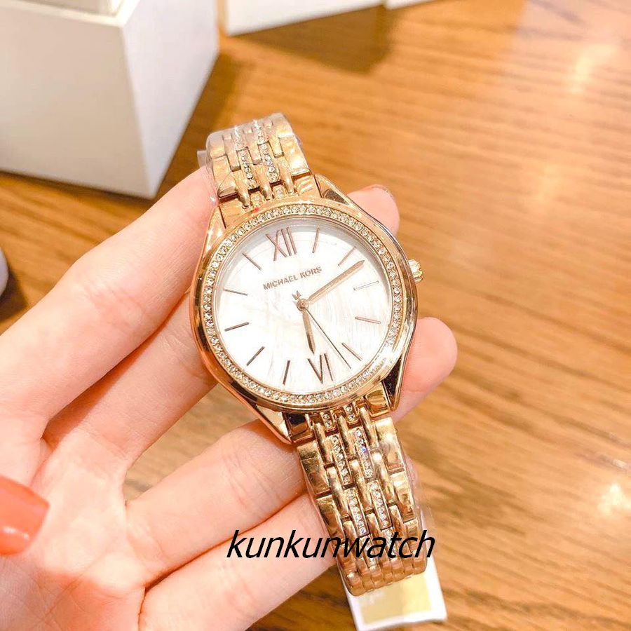 Đồng Hồ Nữ Michael Kors MK7076 Nền Mặt Xà Cừ Vỏ Rose Gold 36mm