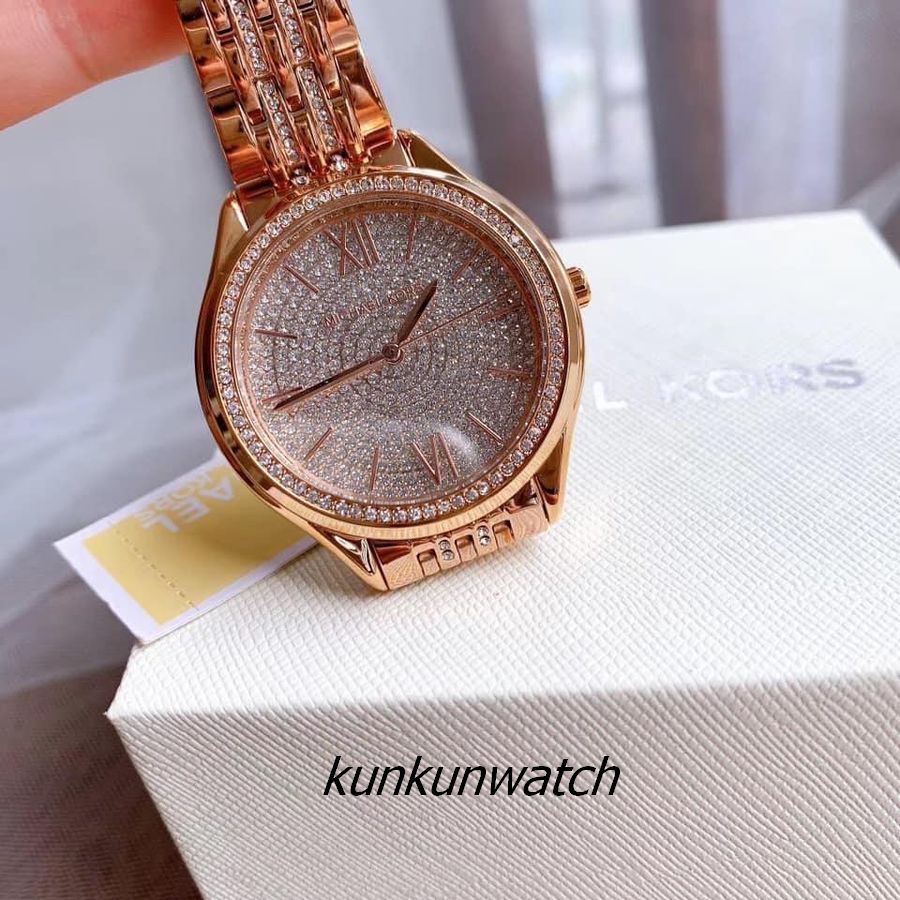 Đồng Hồ Nữ Michael Kors MK7085 Đính Full Đá Vỏ Rose Gold 36mm