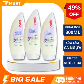 Sữa tắm nước hoa thơm lâu, Sữa tắm cá ngựa đức dung tích 300ml