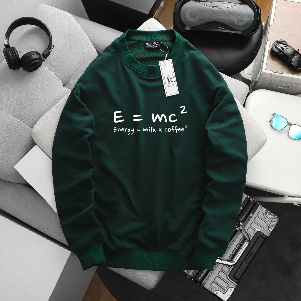 Áo sweater chất nỉ form big size nam IN thời trang