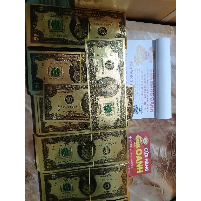 100 TỜ Giấy ĐÔ KẼM. LÀM THÁP TỎI, THÁP ĐÔ KẼM, THÁP OẢN. PHỤ KIỆN HANDMADE làm lì xì Tết.