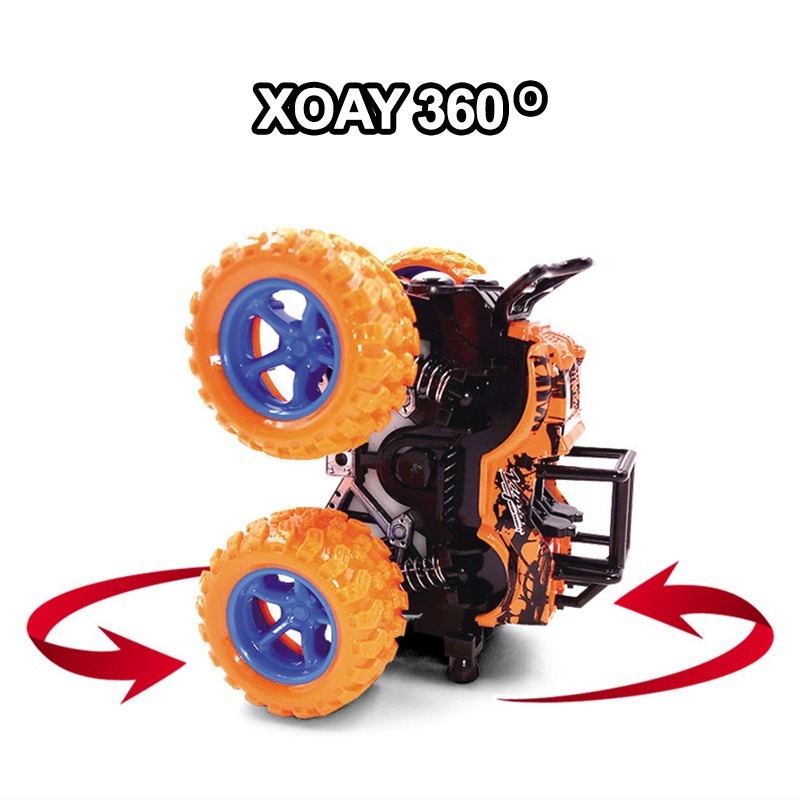 Xe ô tô đồ chơi địa hình IQ Kao xoay 360 độ, nhỏ gọn, chạy bánh đà không cần pin siêu khỏe, an toàn với trẻ nhỏ