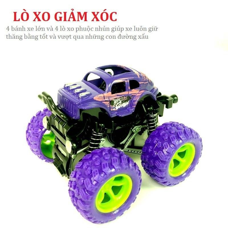 Xe ô tô đồ chơi địa hình IQ Kao xoay 360 độ, nhỏ gọn, chạy bánh đà không cần pin siêu khỏe, an toàn với trẻ nhỏ