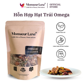 Omega TrailMix - Granola Hạt Trái Cây Mix 6 Loại MONSIEUR LUXE (250g)