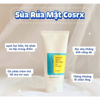 Sữa rửa mặt cosrx 150ml - mẫu mới