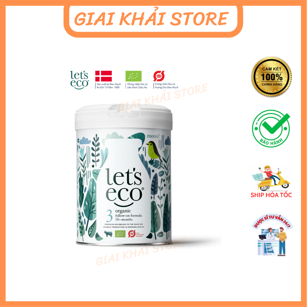 Sữa Hữu Cơ Let's Eco Organic từ Đan Mạch