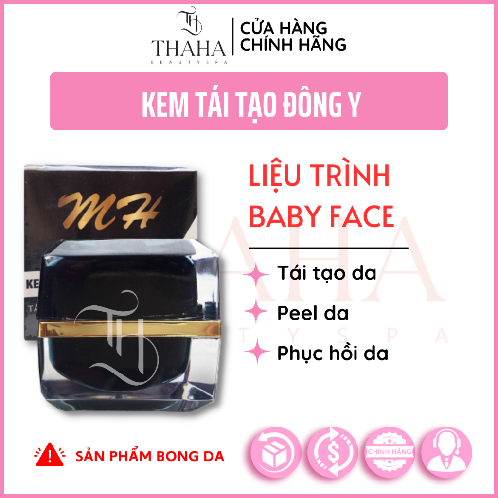Kem tái tạo da nuôi da, Kem đông y thảo dược MH Beauty Spa, Phục hồi sau liệu trình Spa BabyFace