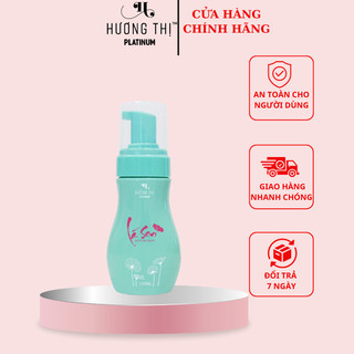 Bọt vệ sinh phụ nữ chiết xuất lá sen Hương Thị Platinum cho cảm giác mát mịn và dịu nhẹ 150ml
