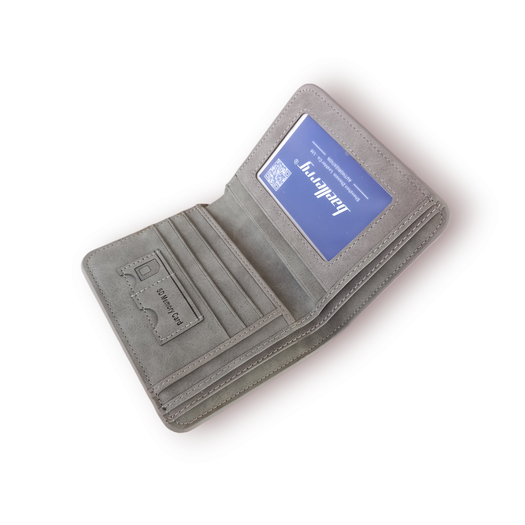 Ví nam cao cấp bóp nam đứng nhỏ gọn Bosumy D1166 đựng tiền full hộp thời trang