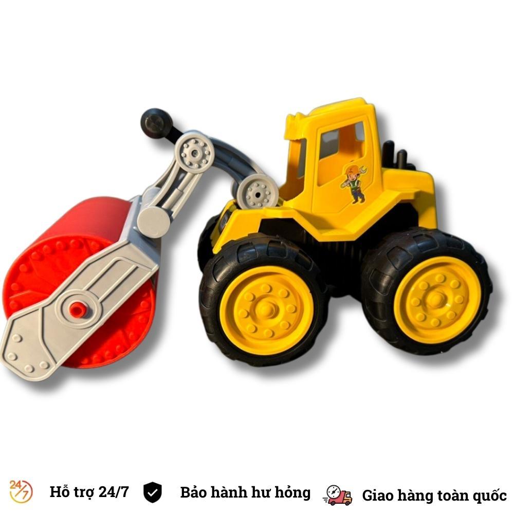 [HÀNG CAO CẤP - XE TO] Ô tô đồ chơi cho bé, xe lu cấu trúc hoạt động như xe thật ANOBI