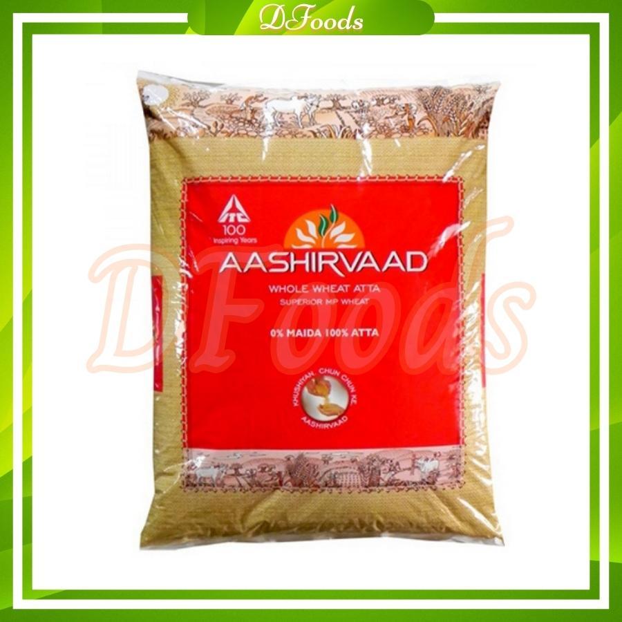 Bột Mì Nguyên Cám Ấn Độ Atta Aashirvaad 5kg