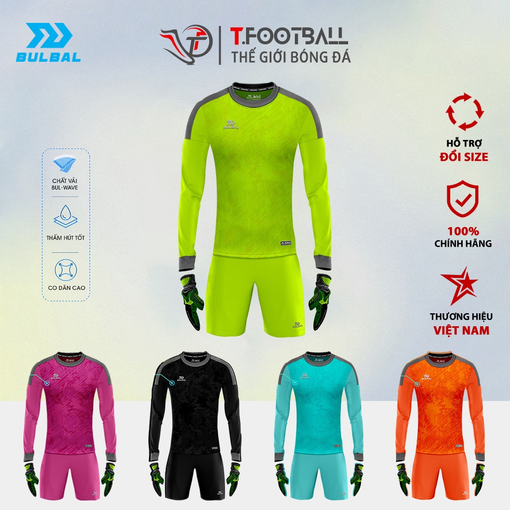 Bộ Quần Áo Thủ Môn BULBAL Cogent Cao Cấp Có Đệm Khuỷu Tay
