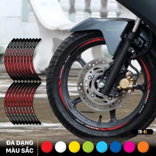  Tem Dán Vành Xe Máy Air Blade Phản Quang | TV41 | Decal Mâm Xe Máy AB AirBlade Chống Nước Dễ Dán 