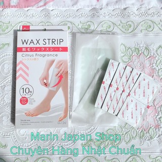 (Lẻ 1 chiếc) Miếng dán loại bỏ lông tay, chân, đùi , nách , vùng kín Wax Strip Nhật Bản 1 miếng
