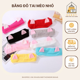 Băng đô rửa mặt, băng đô tai mèo nhỏ các loại dễ thương, băng đô gọn tóc nhiều màu a230