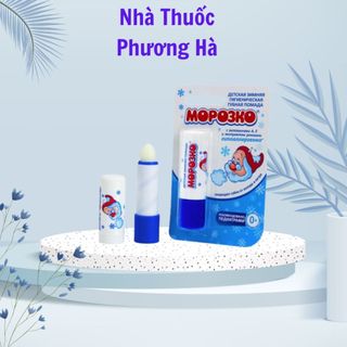 Son dưỡng môi không màu ông già tuyết Mopo3ko,tránh nẻ an toàn cho bé (Nga)