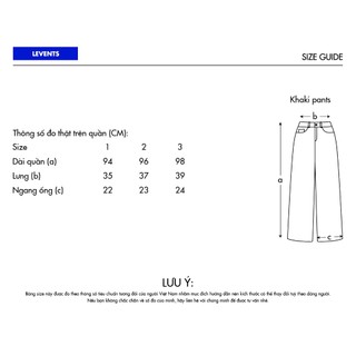 Quần Dài Levents Khaki Pants/ Beige