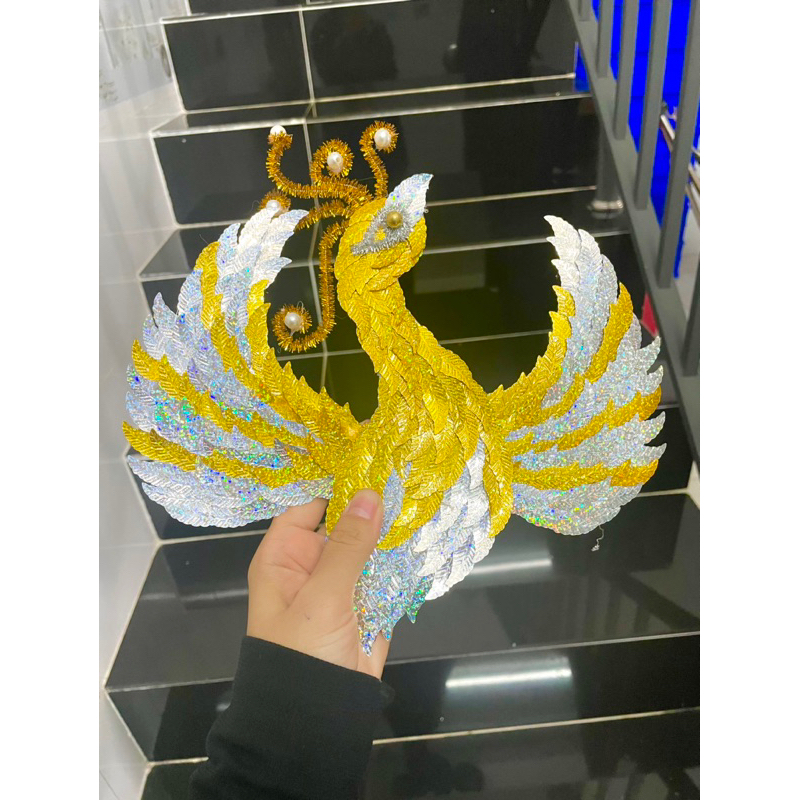 Cặp 2 cánh công không kèm đầu cho tháp oản