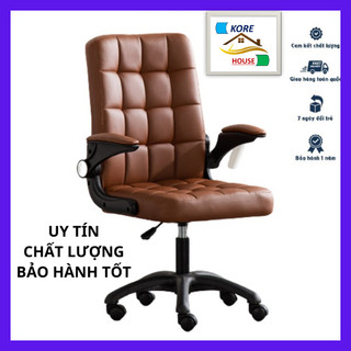 Ghế xoay văn phòng,ghế giám đốc,có 2 chất liệu da PU và vải nỉ