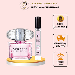 Nước hoa nữ Versace Bright Crystal EDP chiết 10ml nữ tính diu dàng gợi cảm | Sakura Perfume