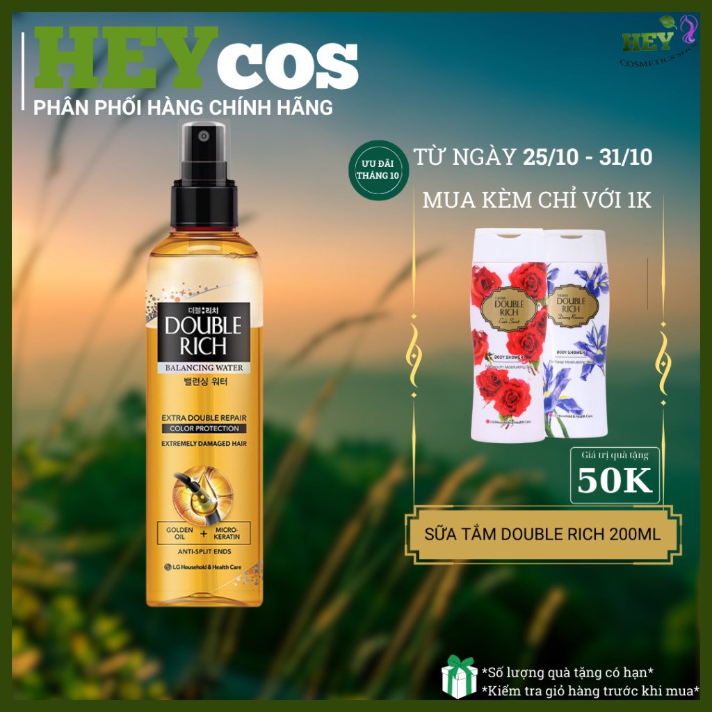 NƯỚC XỊT DƯỠNG TÓC NHUỘM DOUBLE RICH 250ML