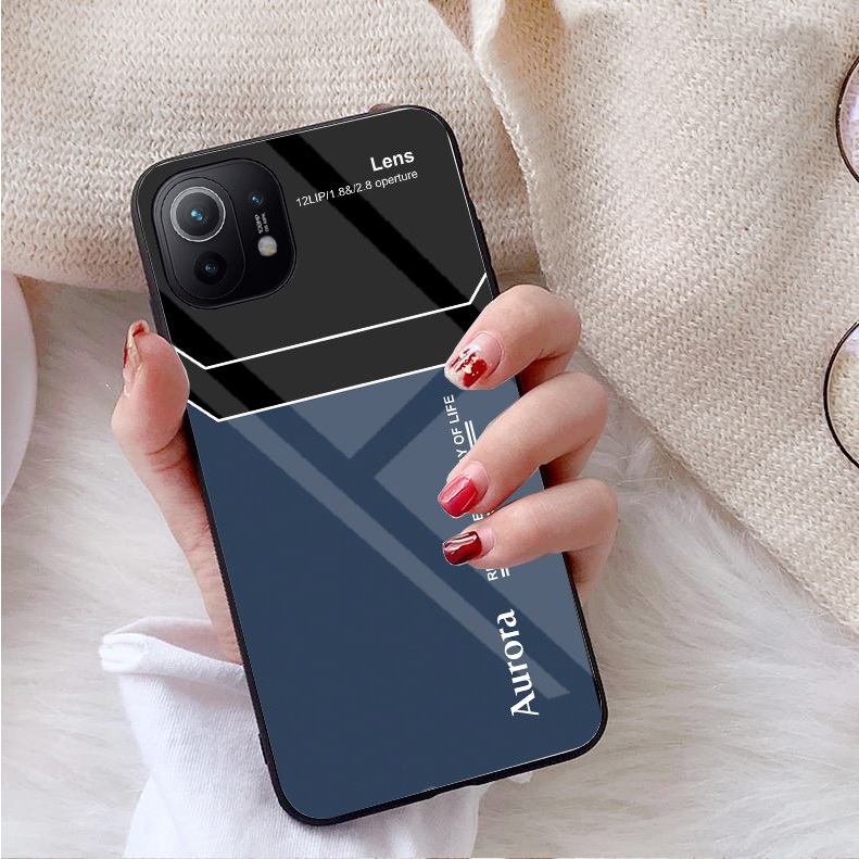 Ốp Lưng XIAOMI MI 11, MI 11 Lite, MI 11 LITE 5G NE  Mặt kính gương sáng bóng cao cấp
