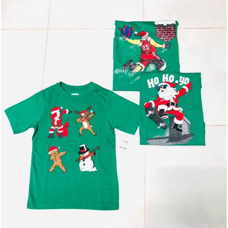 (Size 4-7T, 14T -18T) Áo cotton xuẩt USA dư, họa tiết Halloween và Noel