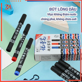 Bút lông dầu, bút đánh dấu khô nhanh, lý tưởng cho việc đánh dấu và mã màu văn phòng, bút dạ đen.