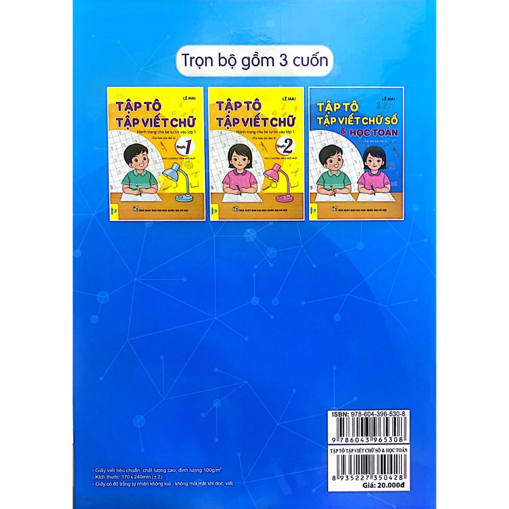 Sách - Tập Tô Tập Viết Chữ Số & Học Toán