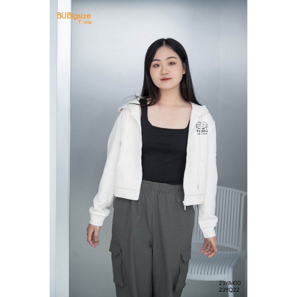 Áo ba lỗ dáng dài BIGSIZE (55kg đến 95kg) - 23YAD05 - [BU Bigsize Young]