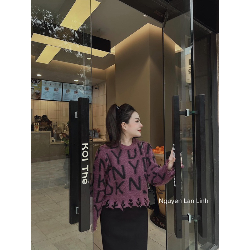 ÁO LEN CHỮ RÁCH SIÊU CHẤT TONE MÀU XINH