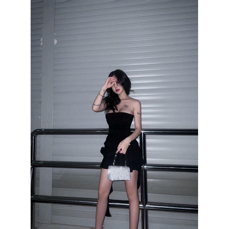 Body cúp ngực viền bèo thả tà 🖤